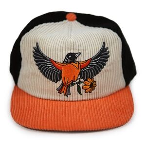 Stuntin Snapback Corduroy Oriole Hat